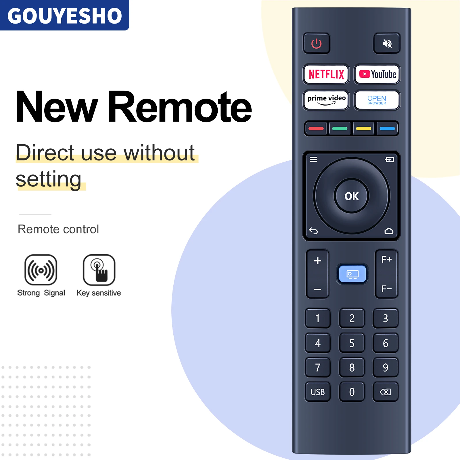 Nuevo Control remoto de repuesto IR para proyector de cine en casa MECOOL KP2 1080P