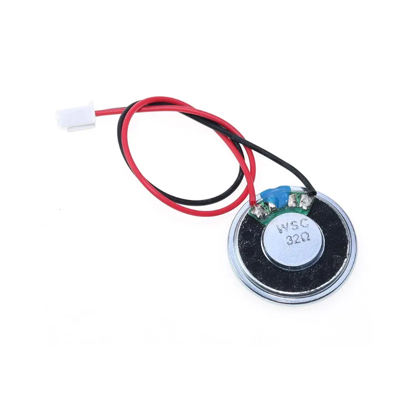 Altavoz ultrafino de 8 /32Ohms, 2/1/0,5 vatios, 2W, 8R, diámetro de 20MM, 23MM, 28MM, 36MM, 40MM con cable MX Wire2.54, longitud del cable 15cm, 2 uds. - imagen 2