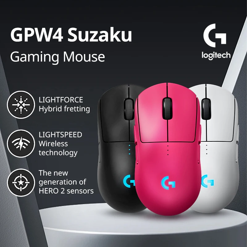 Logitech G PRO 2 LIGHTSPEED Ratón inalámbrico para juegos pc gamer ratón bluetooth GPW 4