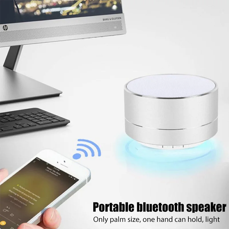 Mini Altavoz Bluetooth, altavoz inalámbrico portátil, tarjeta TF, USB, sistema de sonido para césped al aire libre, altavoz de transmisión - imagen 3
