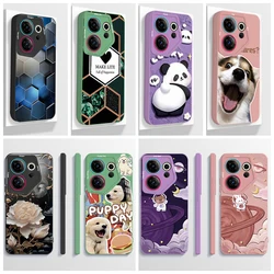 Funda Silicona Líquida Tecno Camon 20 Premier 5G con Protector Cámara
