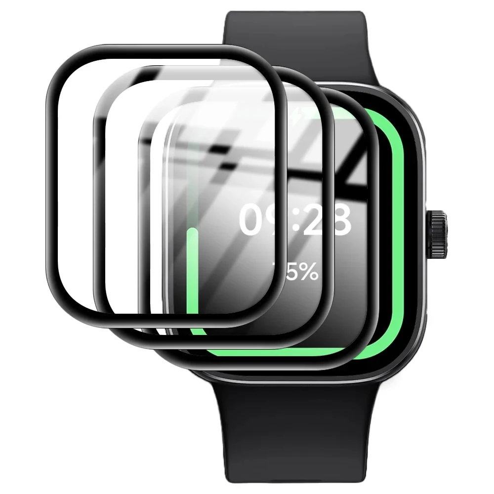 Película 3D de PMMA para reloj inteligente, Protector de pantalla para Xiaomi Redmi Watch 4, no de vidrio, 3 uds.