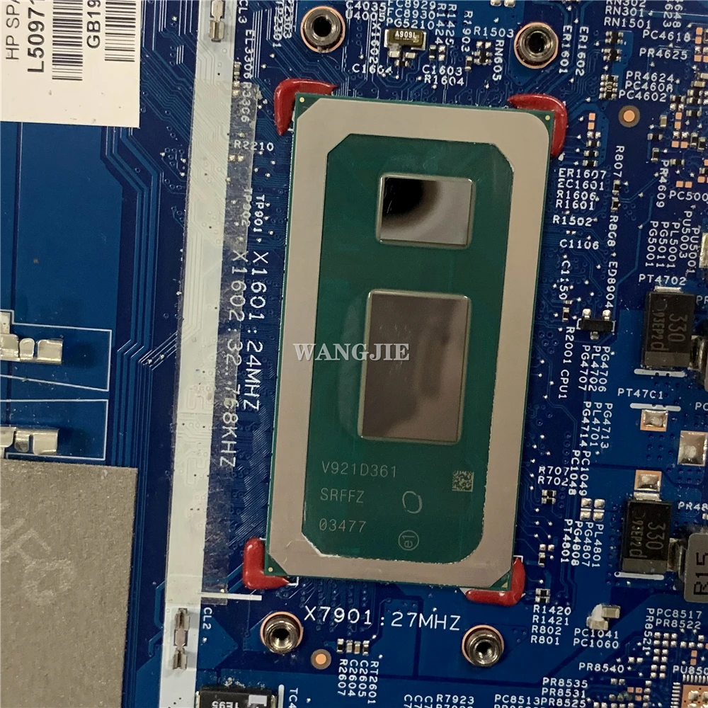 18741-1 448.0GC02.0011 para la placa base del ordenador portátil HP X360 15-DQ L50971-601 L53072-601 L50973-601 I3 I5 I7 CPU 100% completamente probado - imagen 4