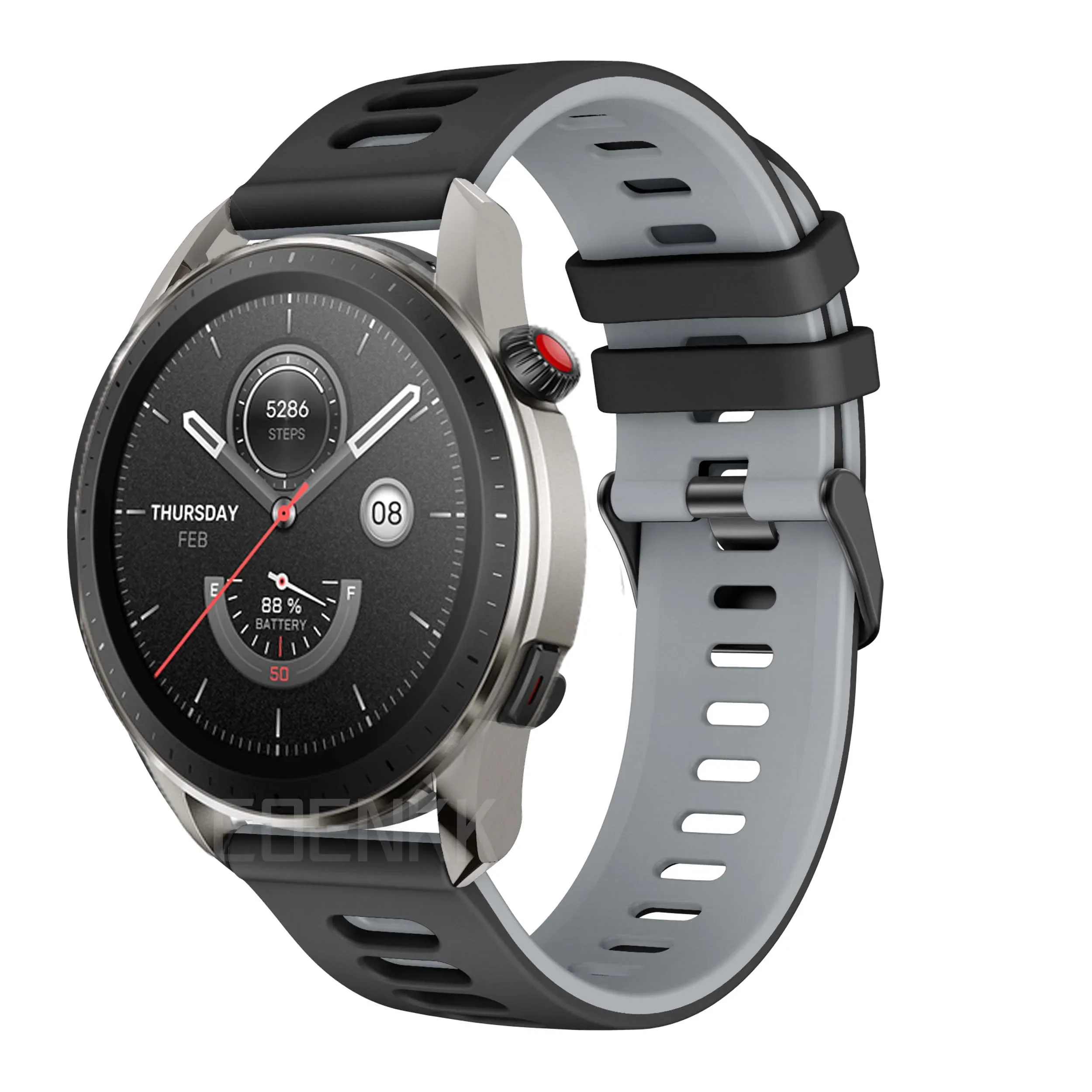 Correa de reloj para Huami Amazfit GTR 4 3 3pro 2 2e GTS Bip 5 GTS4 3 2 pulsera deportiva para Amazfit Pace Stratos 3 2S - imagen 5