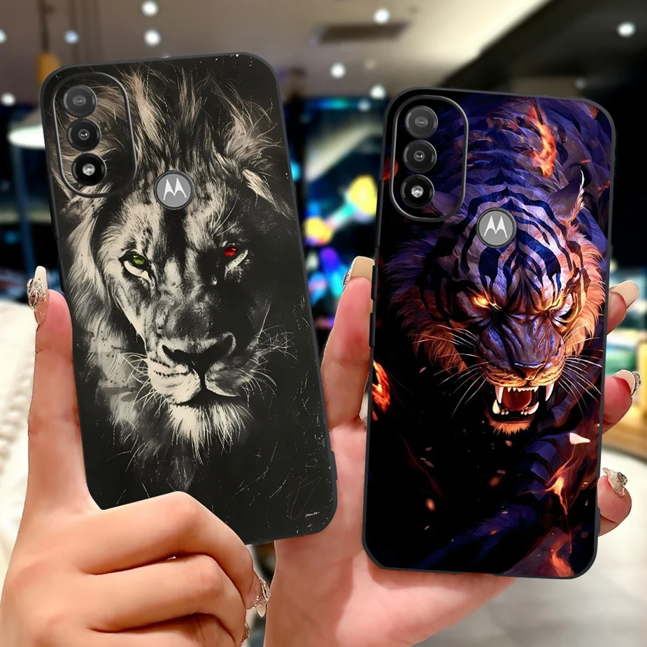 Para Motorola Moto E20 E30 E40 funda de lujo pintada funda de teléfono de silicona suave para Motorola E20 E 30 40 MotoE30 MotoE40 Fundas - imagen 3