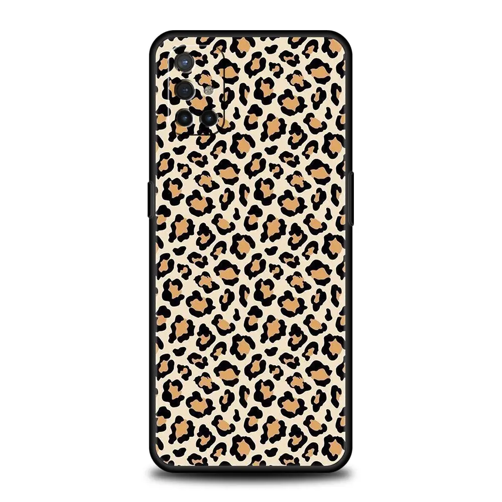 Funda de teléfono para OnePlus 12 11 10 9 Pro 9T 12R 10R 9R 9RT 10T 8T 7T Nord 2T CE 2 5G N200 N10 funda con estampado de guepardo leopardo - imagen 3