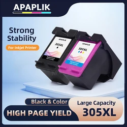 Cartucho Tinta 305XL Compatible HP - APAPLIK para DeskJet 2700 4100 6010