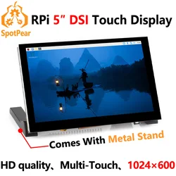 Pantalla Táctil Capacitiva 5 Pulgadas DSI para Raspberry Pi IPS LCD