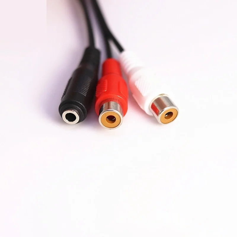 Adaptador 3.5mm Macho a 2 RCA Hembra Q1 – Cable Audio Estéreo - imagen 2