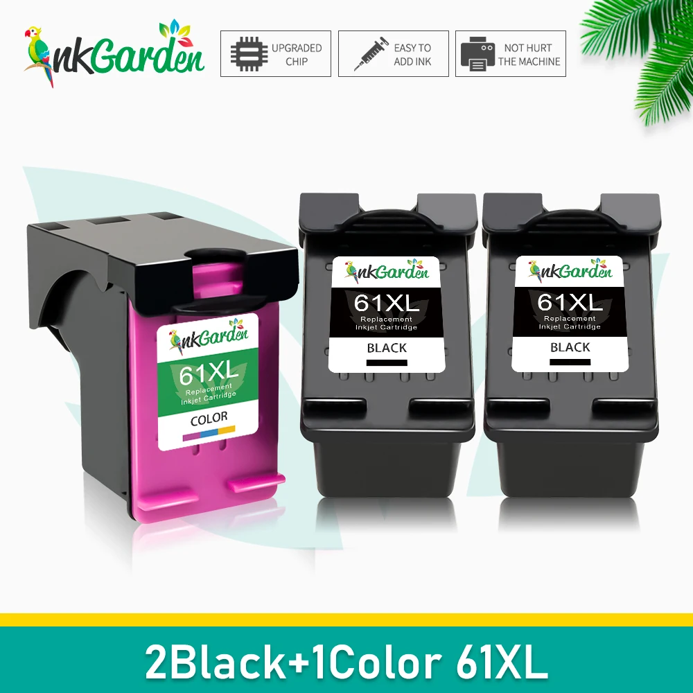 Ink Garden 61XL Reemplazo HP 61 Cartucho de tinta Deskjet 3530 2546 2620 2621 2622 2624 4634 4635 3000 3516 1056 1510 Impresora - imagen 5
