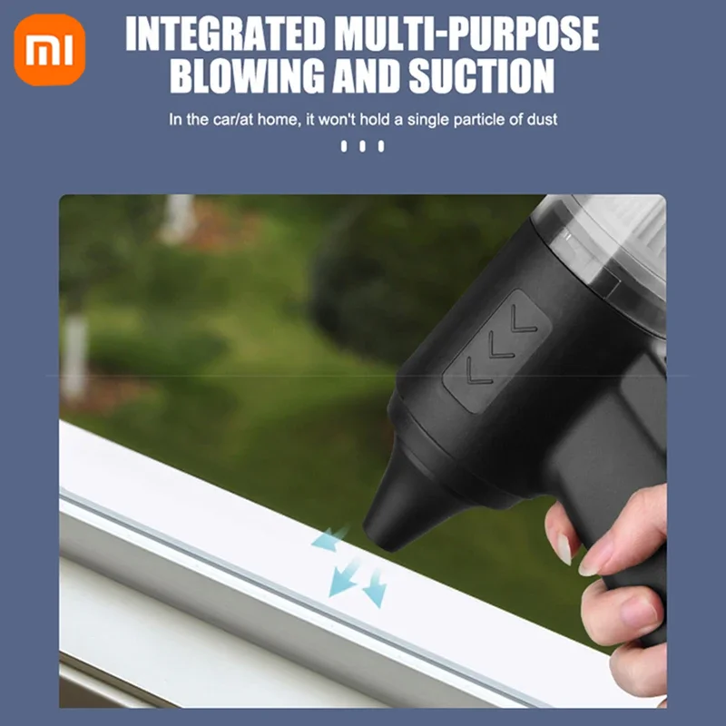Xiaomi-aspiradora inalámbrica para coche, 3000000PA, 120W, potente, portátil, para el hogar y el automóvil, ligera, recargable - imagen 3