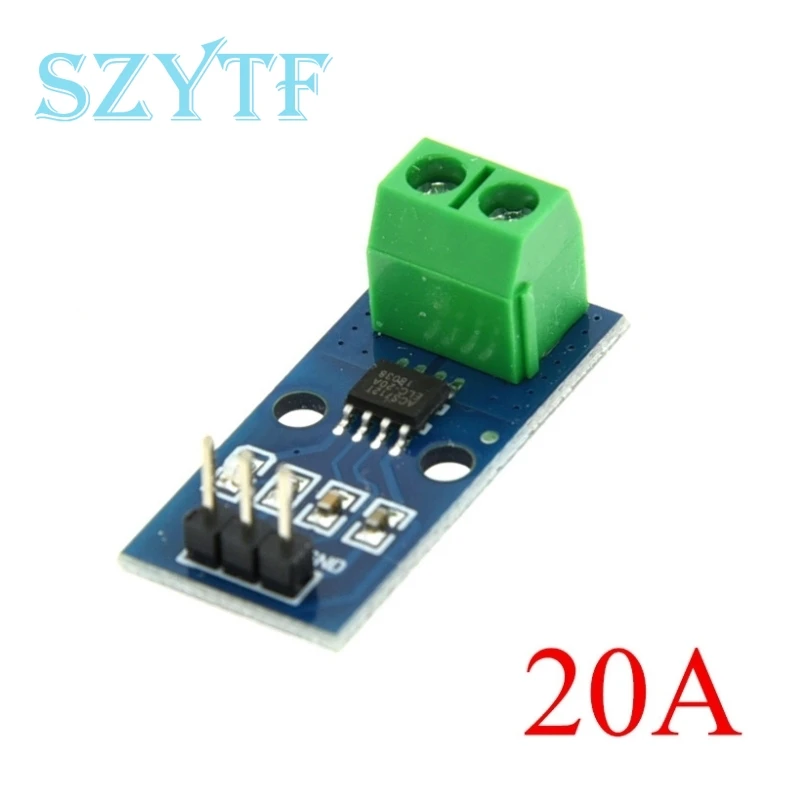 Módulo de Sensor de corriente Hall Módulo ACS712 5A 20A 30A Módulo de Sensor de corriente Hall 5A/20A/30A ACS712 para Arduino - imagen 3