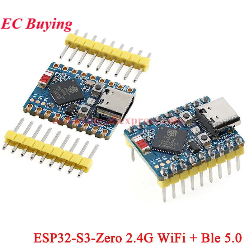 1-10 Uds ESP32-S3-Zero ESP32-C3-Zero ESP32S3 ESP32C3 Mini módulo de placa de desarrollo 2,4 Ghz WiFi Wi-Fi Bluetooth compatible Ble 5,0 - imagen 5