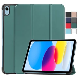 Funda para Apple iPad 10 9 2022 10.a generación A2757 10,9 pulgadas soporte con tapa funda tipo libro inteligente magnética para iPad 10 2022 funda + bolígrafo