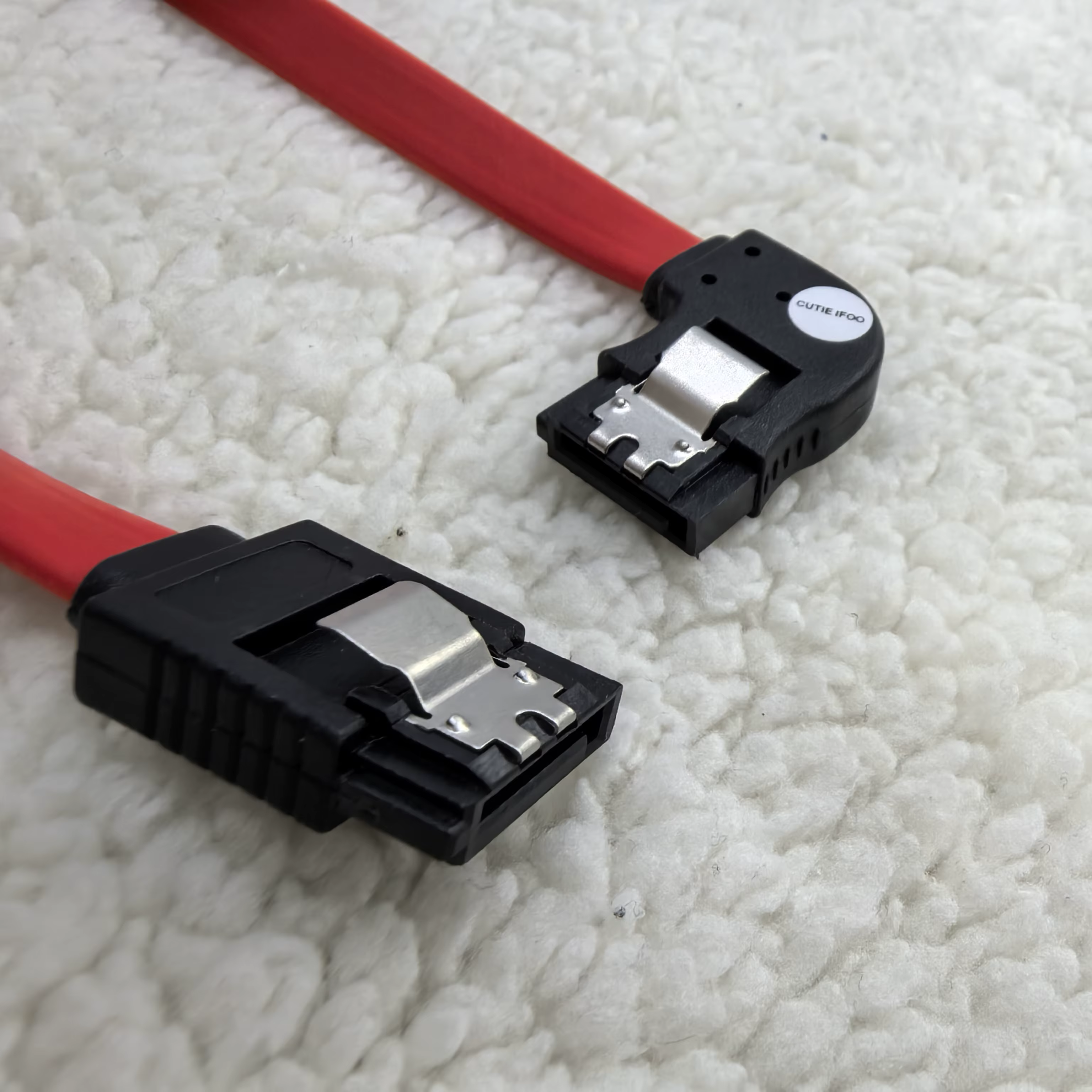 Cable SATA 3.0 50cm – Conector Recto y Ángulo 90° - imagen 5