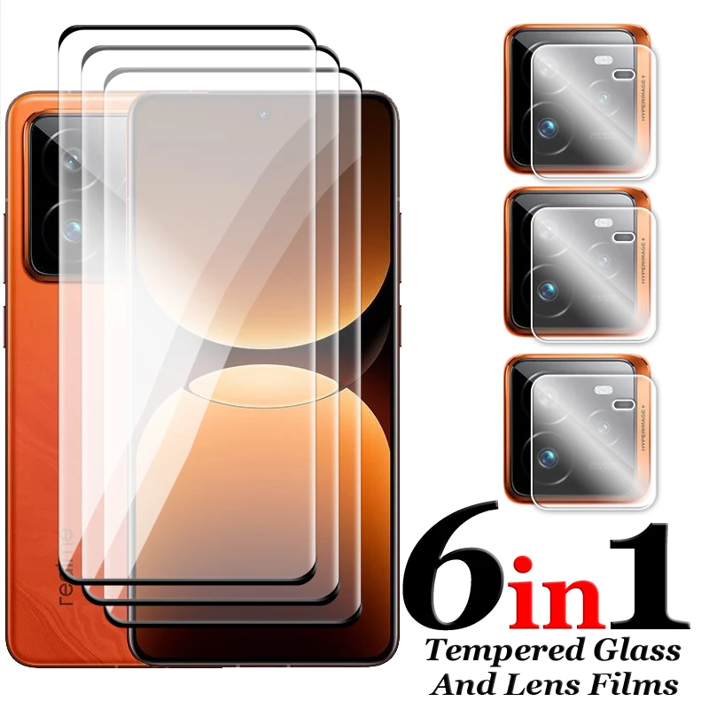 Para Realme GT 7 Pro vidrio para Realme GT7 Pro vidrio templado 3D curvado cubierta completa Protector de pantalla para Realme GT 7 Pro película de lente - imagen 2