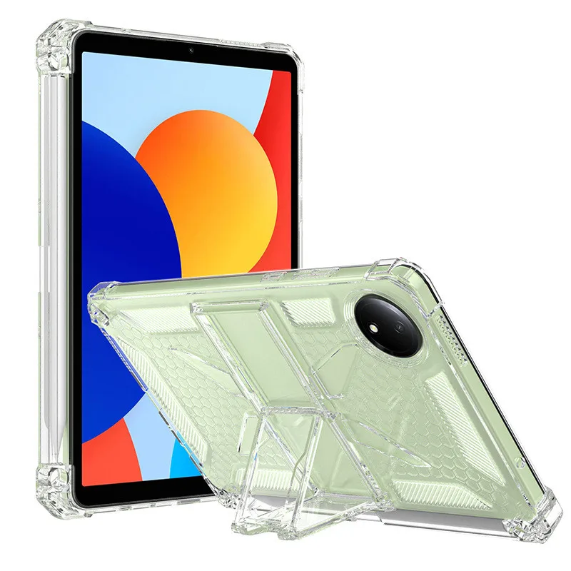 Funda transparente para Redmi Pad SE 8,7 2024 SE 11 MiPad 7 Pro 11,2 "6 5 Pro Mi Pad7 soporte para tableta con disipación de calor con ranura para bolígrafo