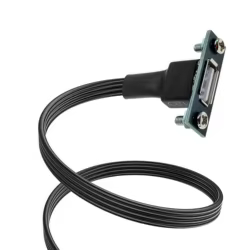 5CM 1M 2M 90 ángulo USB 2,0 A macho a macho/hembra cable adaptador de extensión USB2.0 macho a hembra derecha/izquierda/abajo/arriba cable negro