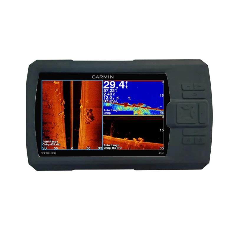 Cubierta de silicona suave para Garmin Striker, marco Protector de pantalla, película protectora para 7/5, vívido, 7cv, 7sv, 7dv, 5cv, 5dv - imagen 2