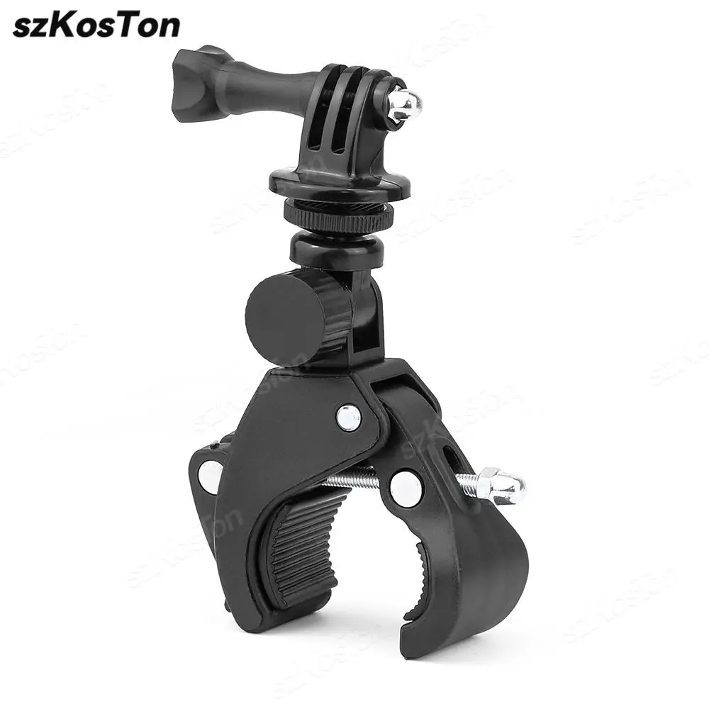 Super Clamp Bike Clip para bicicleta, montaje de cámara, manillar de motocicleta, adaptador de trípode, cámara de acción para GoPro Insta360 X4