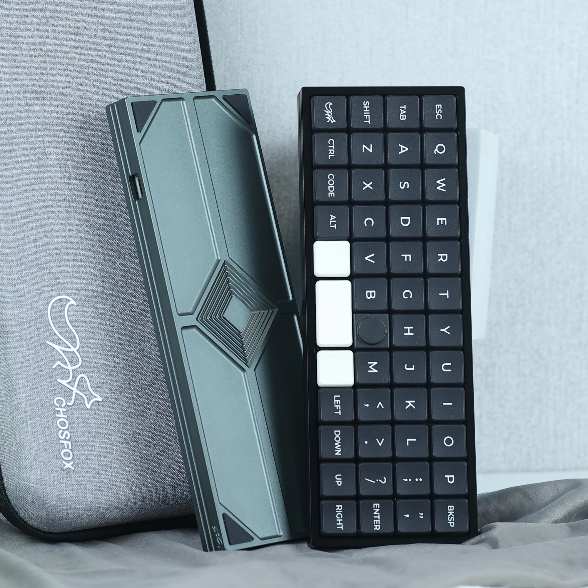 CFX-Teclado mecánico Geonix48 de bajo perfil, KIt de intercambio en caliente para Kailh 1350 Choc, interruptor de perfil bajo, QMK tipo-c - imagen 4
