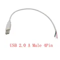 USB Male 4Pin WH