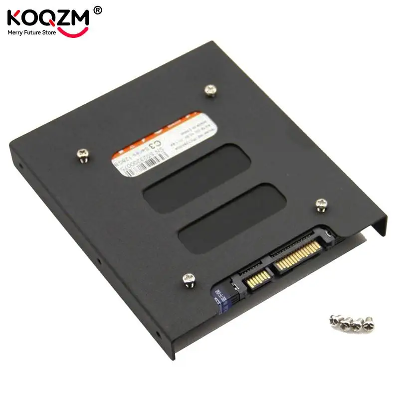 Soporte adaptador para SSD HDD de 2,5 a 3,5 pulgadas, Kit de montaje de Metal, soporte para disco duro, bandeja para SSD para PC de escritorio - imagen 5