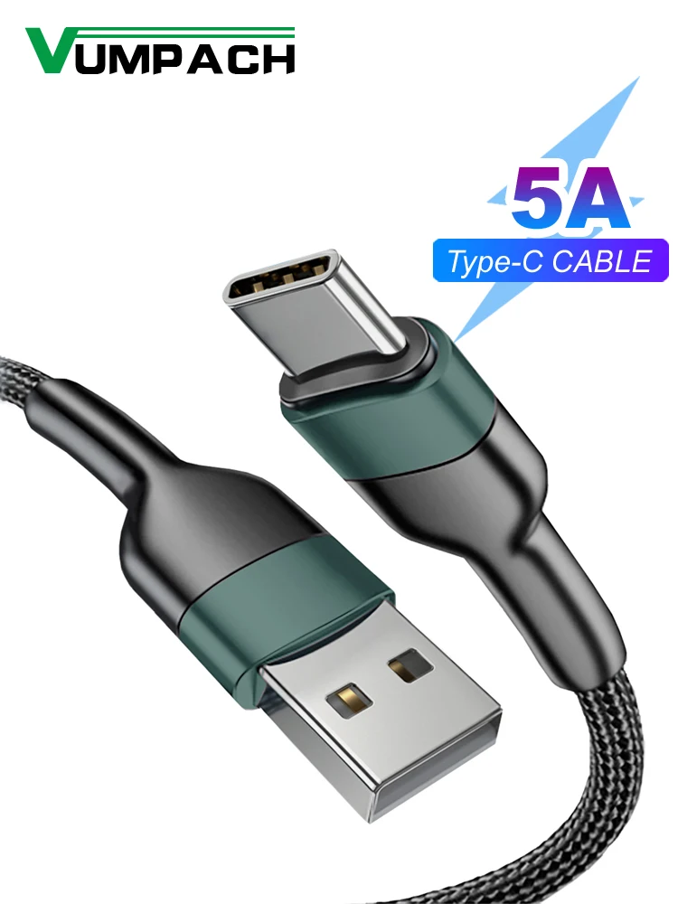 Cable usb c 5A tipo c rápido, cable de datos de carga rápida, cable usb c para Samsung s21 s20 A51 xiaomi mi 10 redmi note 9s 8t