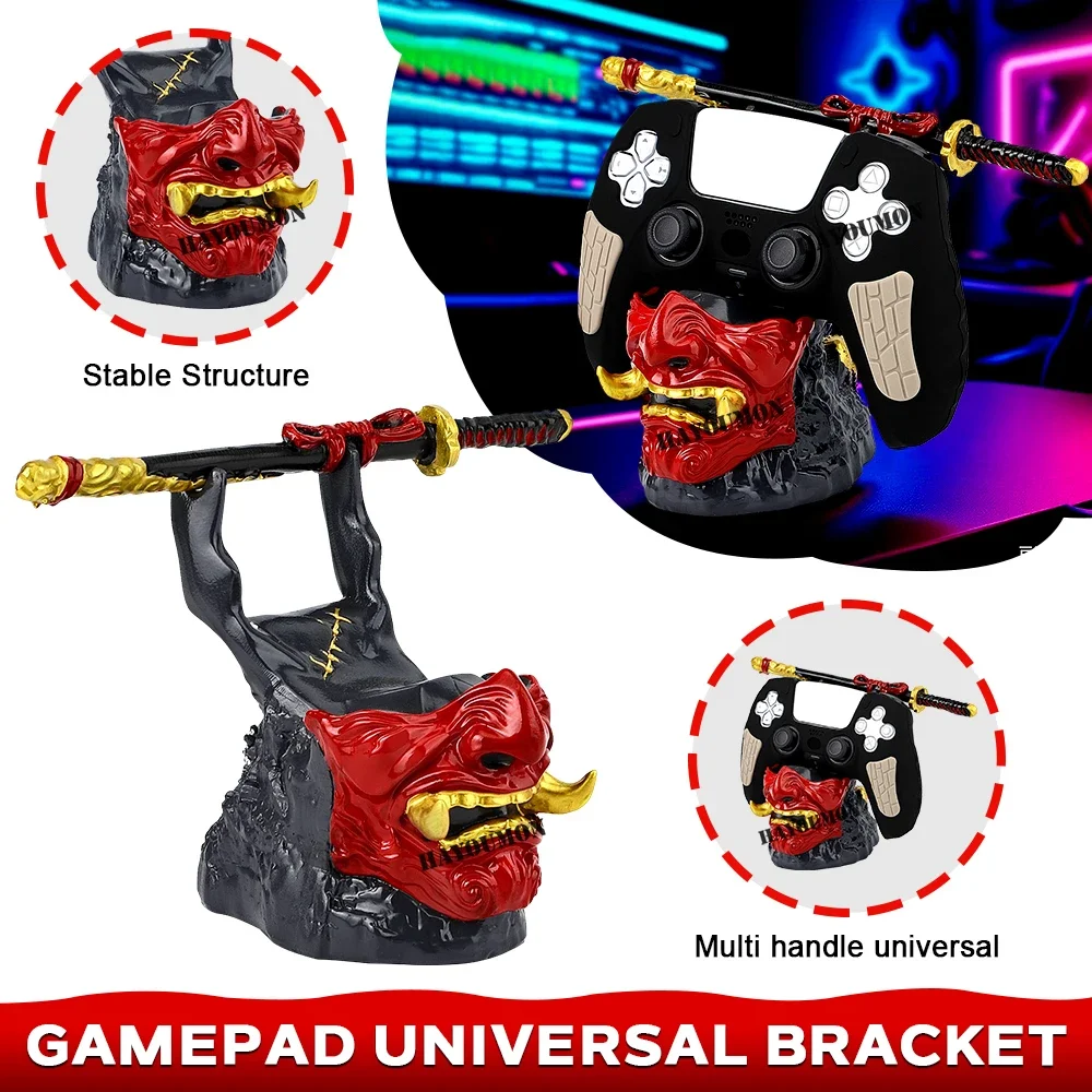 Soporte de controlador para PS5/XBox/PS4/Switch 2, soporte de mando Ghost Of Tsushima, decoración de escritorio, soporte Universal para Control de PS5 - imagen 3