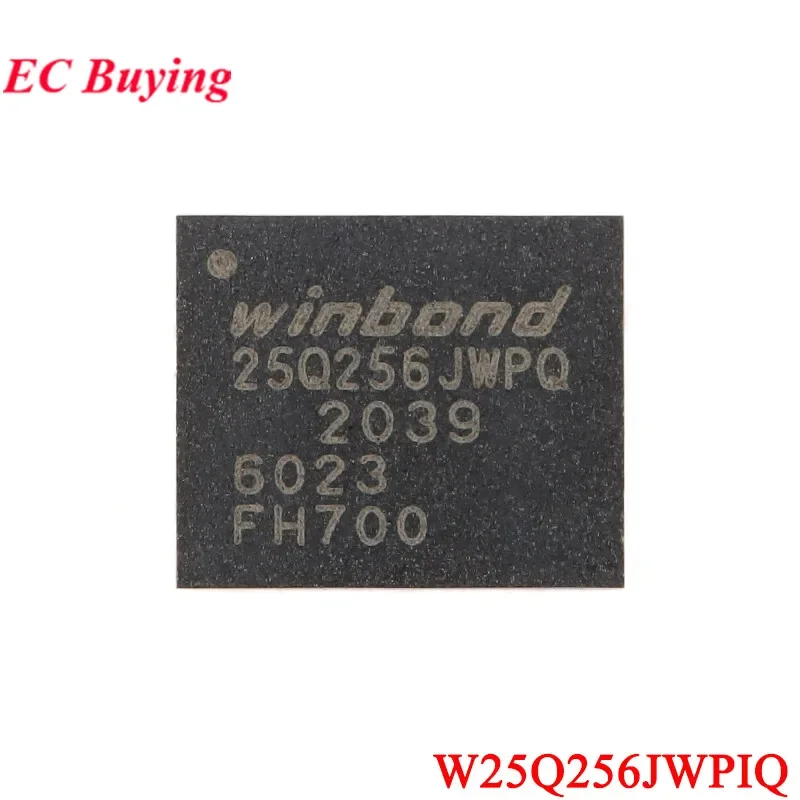 10 uds/1 unidad W25Q256JWPIQ 25Q256JWPQ W25Q256JWPQ 25Q256JWPIQ 25Q256 W25Q256JW WSON-8 256Mbit Chip de memoria Flash serie IC Original