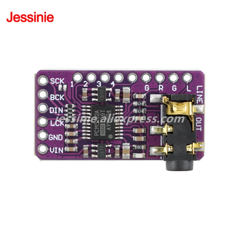 5 uds/1 ud PCM5102 PCM5102A Audio estéreo convertidor Digital a analógico placa decodificadora DAC módulo de Audio MCU PCM5100 PCM5101 - imagen 3