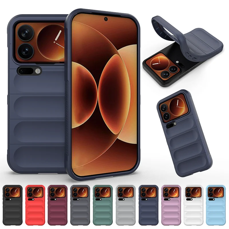 Funda de teléfono mate de silicona para Xiaomi 17 5G China Funda para Xiaomi 17 Pro 5G China Funda protectora чехол Funda trasera - imagen 5