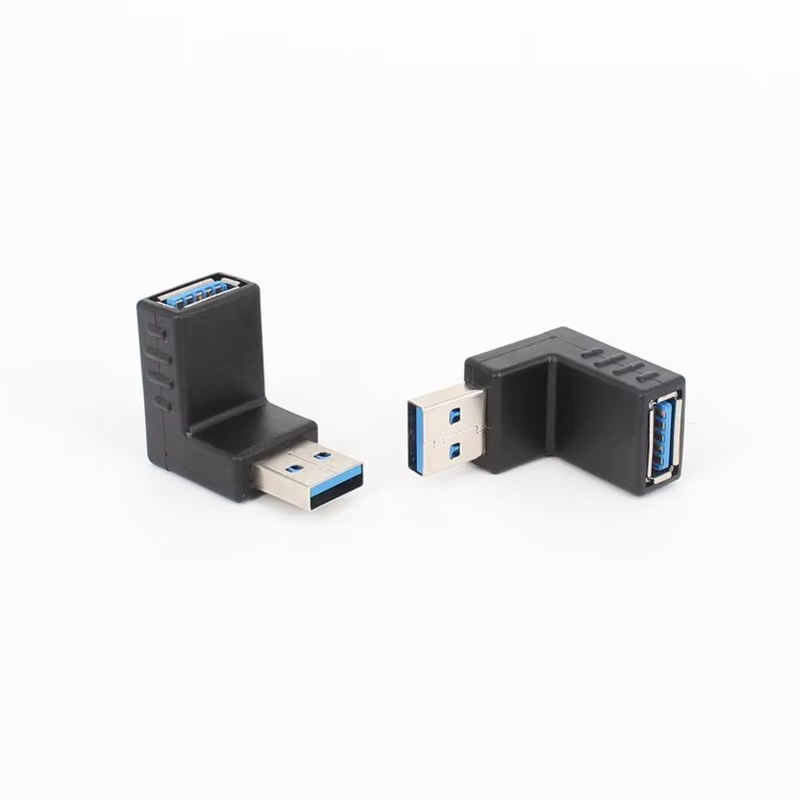 Adaptador USB 3.0 90 Grados Macho a Hembra - Extensión Angular Izq. - imagen 3