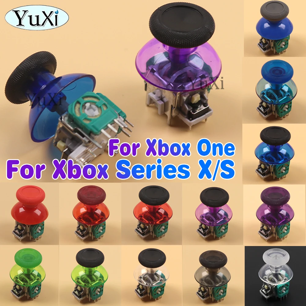 Juego de 2 para Xbox One Series S X, Joystick analógico 3D, tapa de botón, módulo Sensor, potenciómetro, reparación de controlador de mando - imagen 2