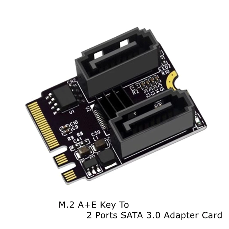 Tarjeta de expansión WIFI M.2 a SATA3.0 KEY a + E Adaptador de disco duro No requiere instalación del controlador - imagen 3