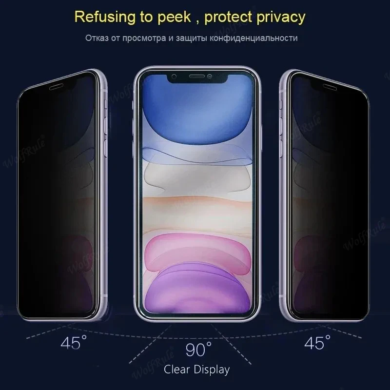 4/3/2/1 Uds para Realme C71 vidrio OPPO Realme C71 vidrio templado 9H Protector de pantalla antiespía de privacidad Realme C71 C 71 - imagen 4