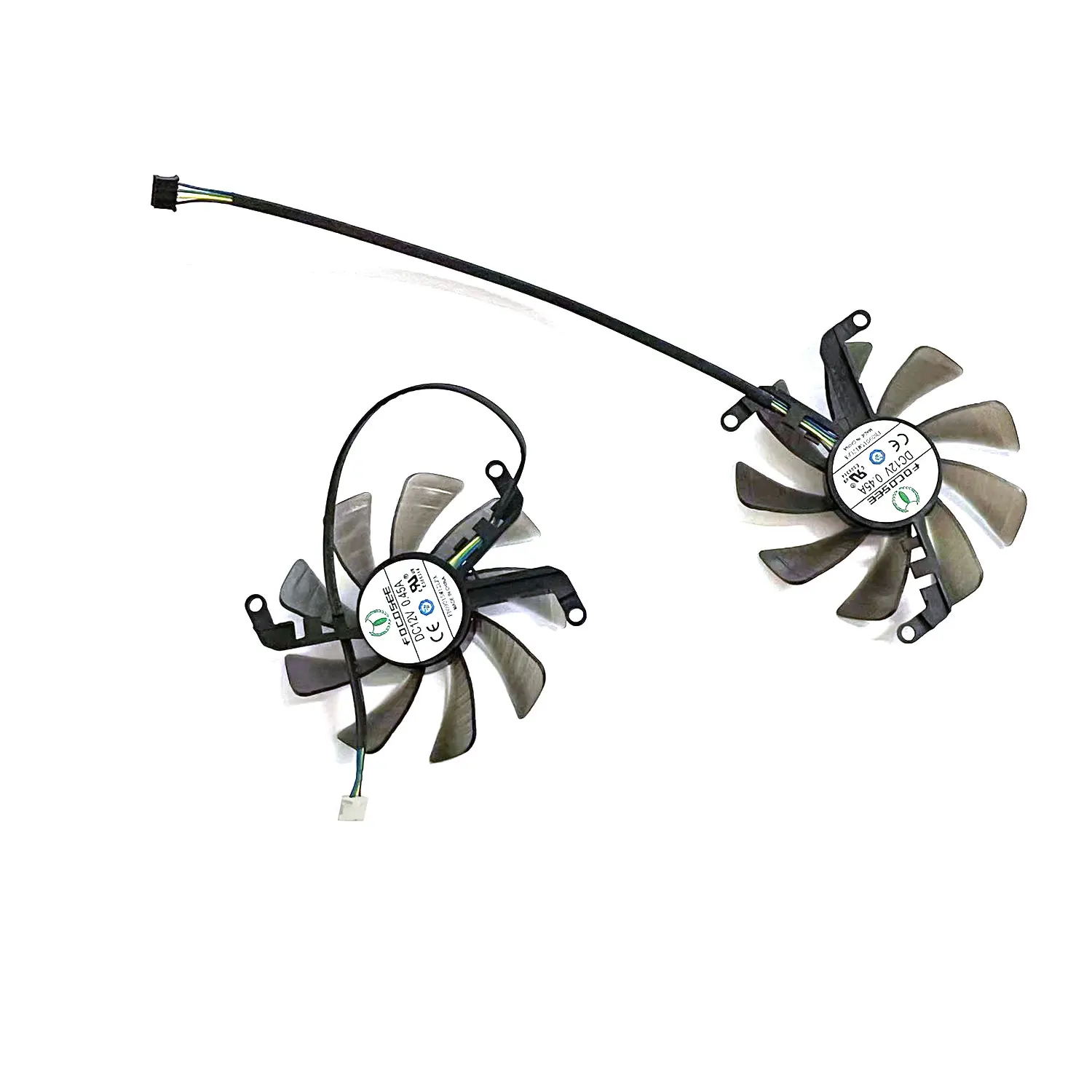 Nuevo FB9015M12LPA T 129215 Ventilador GPU SU 4PIN 85MM RTX 2070 para ASL GeForce RTX2070 8GB ventilador de repuesto para tarjeta gráfica GOD OF WAR - imagen 3