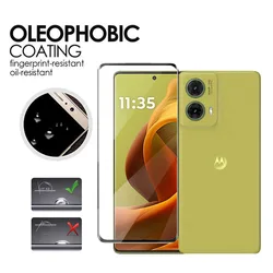 Protector Pantalla Vidrio Templado Motorola S50 Neo + Lente Cámara HD