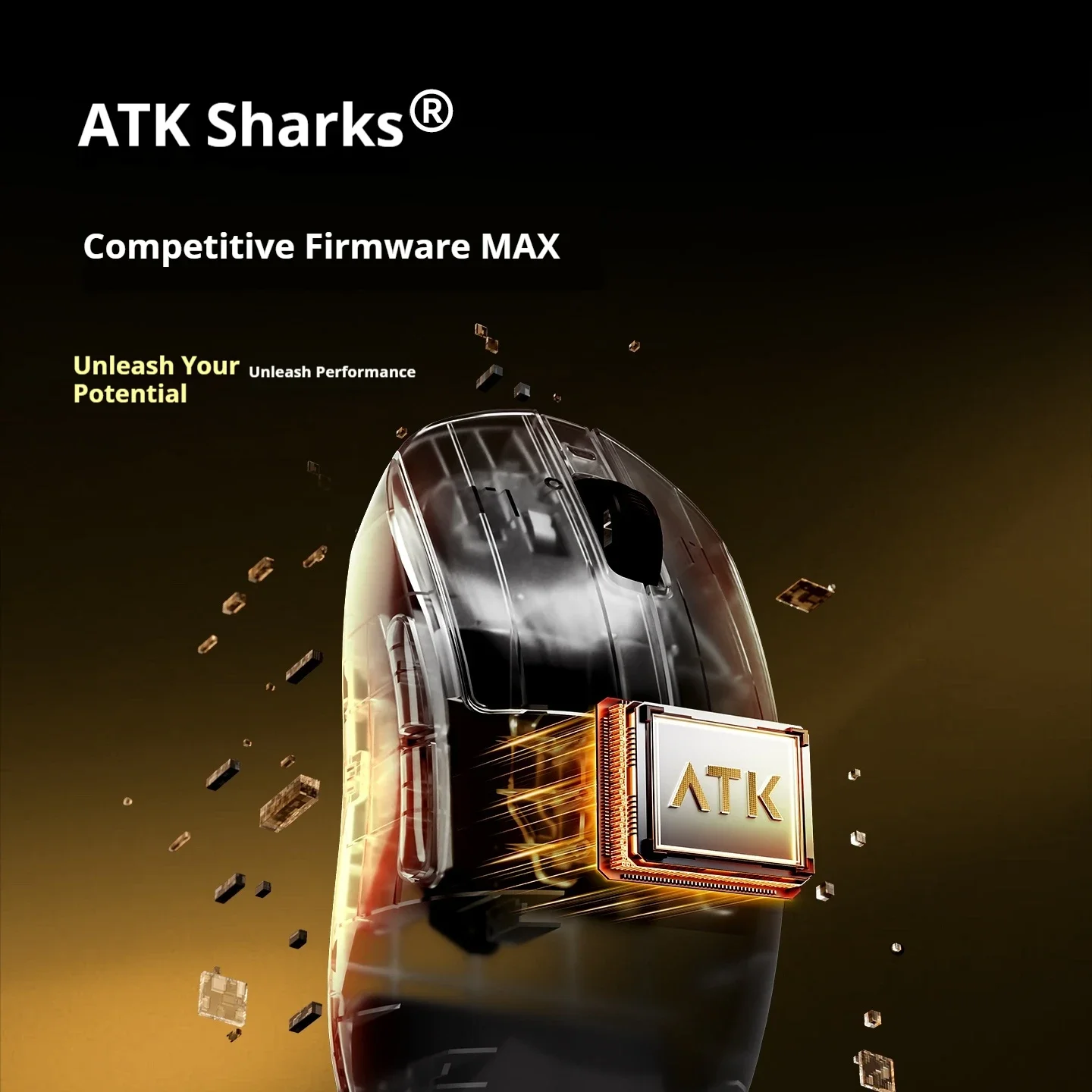 Nuevo ratón para juegos Atk A9 Ultimate, ratón inalámbrico trimododo A9 Ultra Max Paw3950, ratón ligero de baja latencia 53g Hub3.0 - imagen 4