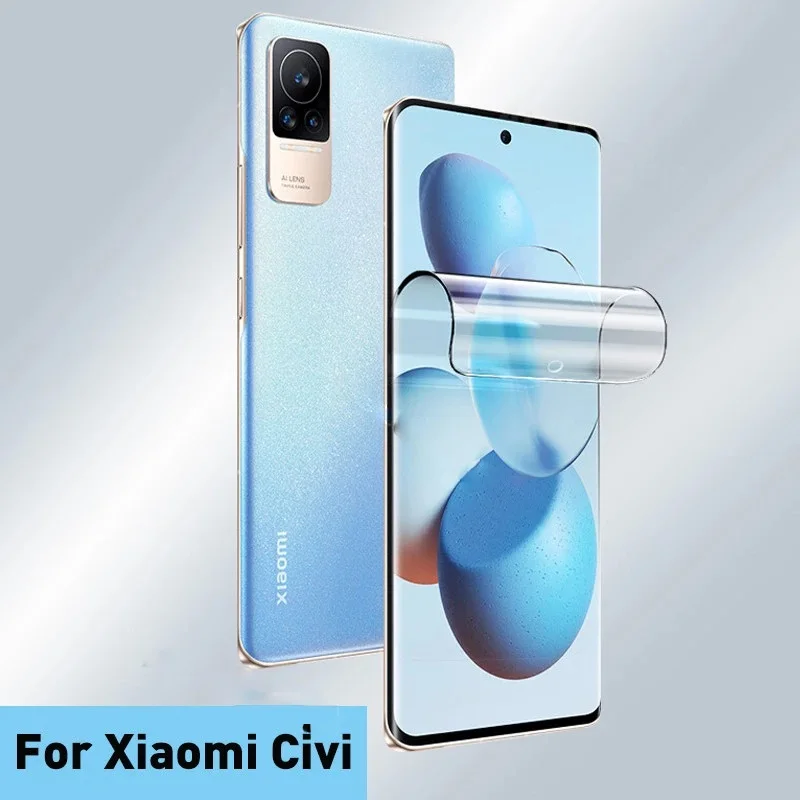 3 uds Protector de pantalla para Xiaomi Note 10T 10S 10i 10 11 11X Ultra Pro Lite 5G película de hidrogel para Mi 10s 5G 11X Pro - imagen 3