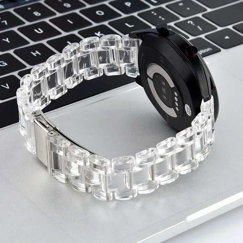 Correa de resina colorida de 20mm y 22mm para Garmin Forerunner 970 570 745 965 245 255 265 645, correa de reloj Venu 2 3 SQ Vivoactive 6 5 4 3 - imagen 4