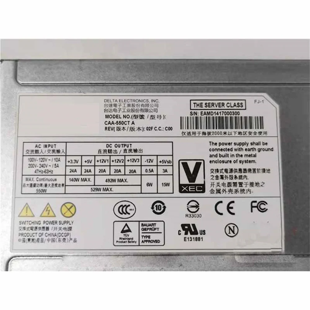 Para fuente de alimentación Delta, alta calidad, totalmente probado, envío rápido, CAA-550CT A GPS-550LB G 550W - imagen 4