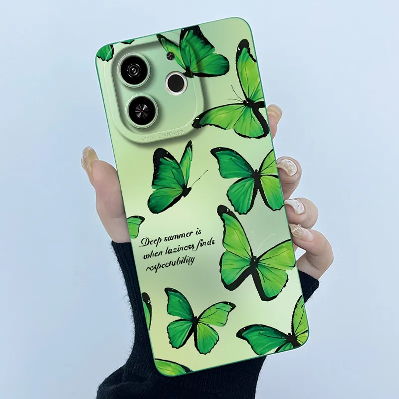 Para Tecno Spark 30C 5G funda KL8H moda simplicidad funda Floral Coque para Tecno Pop 9 5G KL4 funda de teléfono Spark30C 5G Fundas suaves - imagen 4