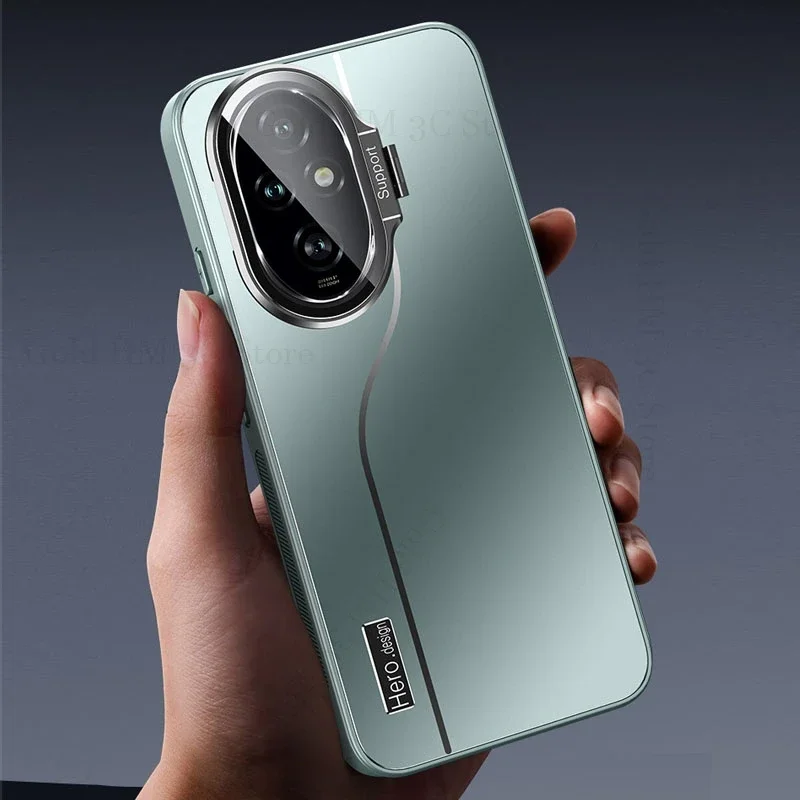 Para Honor Magic 7 6 5 Pro Flip Lens Kickstand funda mate para Honor 200 100 Pro cubierta dura con soporte de libro para Honor X60 Pro X50 GT - imagen 2