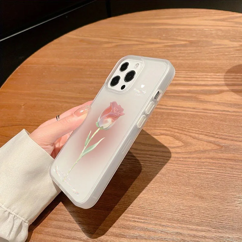 Funda de teléfono Tulip para iPhone 13, 11, 12, 14, 15 16 Pro Max 17 Air XR X XS 7 8 Plus SE2, funda translúcida a prueba de golpes, Fundas de silicona - imagen 5