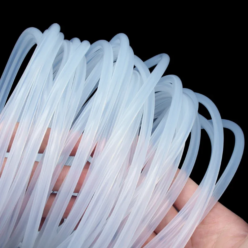 Tubo de bomba peristáltica de 1M ID 0,8 1 1,6 2,4 3,2 4,8 6,4 7,9 9,6 12,7mm manguera de silicona suave Flexible no tóxico transparente de calidad alimentaria - imagen 5