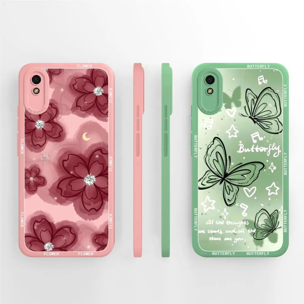 Funda para Redmi 9A 9i 9AT Cut Panda patrón protección de cámara silicona suave duradera cubierta trasera antideslizante para Redmi9A 9i 9AT Shell