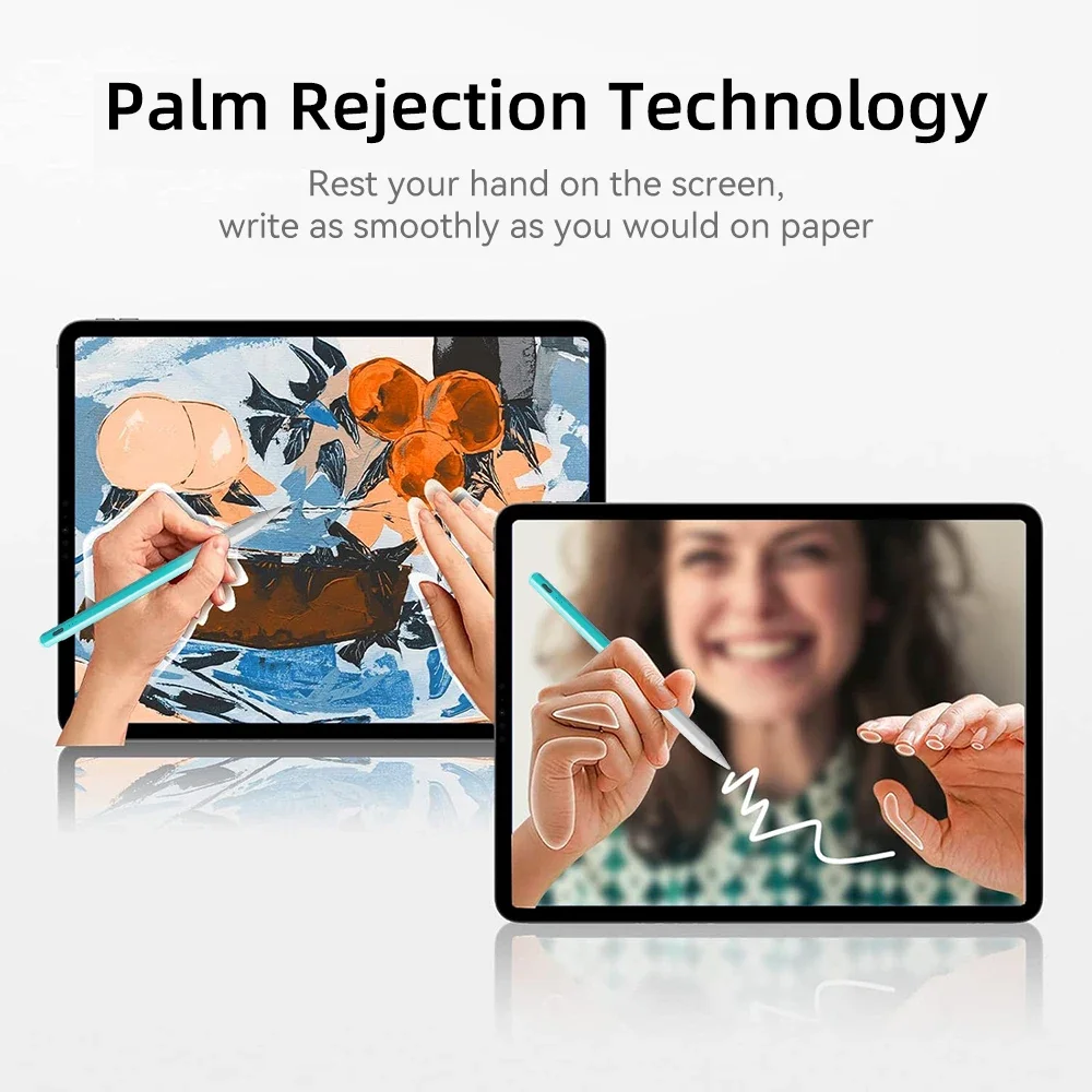 Lápiz óptico para Apple iPad Palm Rejection Power Display para iPad lápiz accesorios 2022 2021 2020 2019 2018 Pro Air Mini Stylus - imagen 4