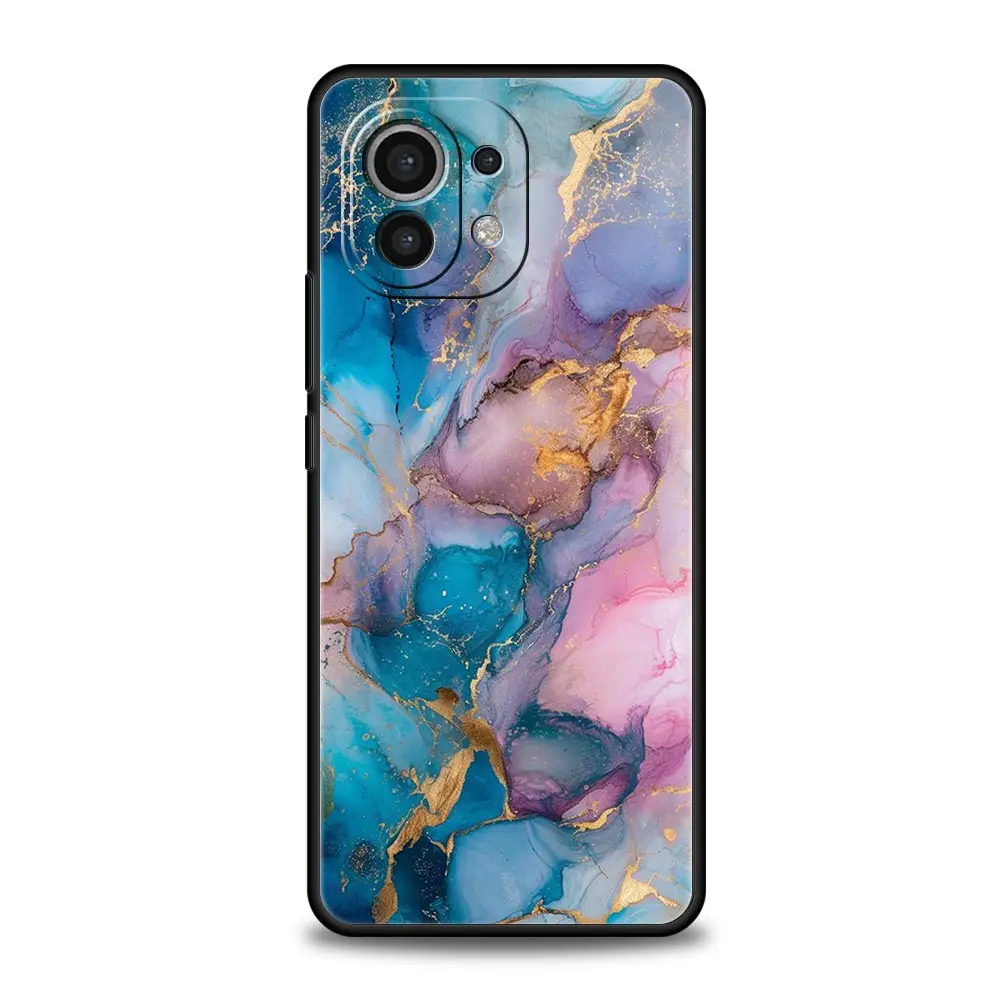 Funda de teléfono para Xiaomi Mi 15 14 14T 13T 12T Pro 12 13 11 Lite 5G 11T X6 X5 Pro funda suave de TPU patrón de mármol de moda - imagen 3