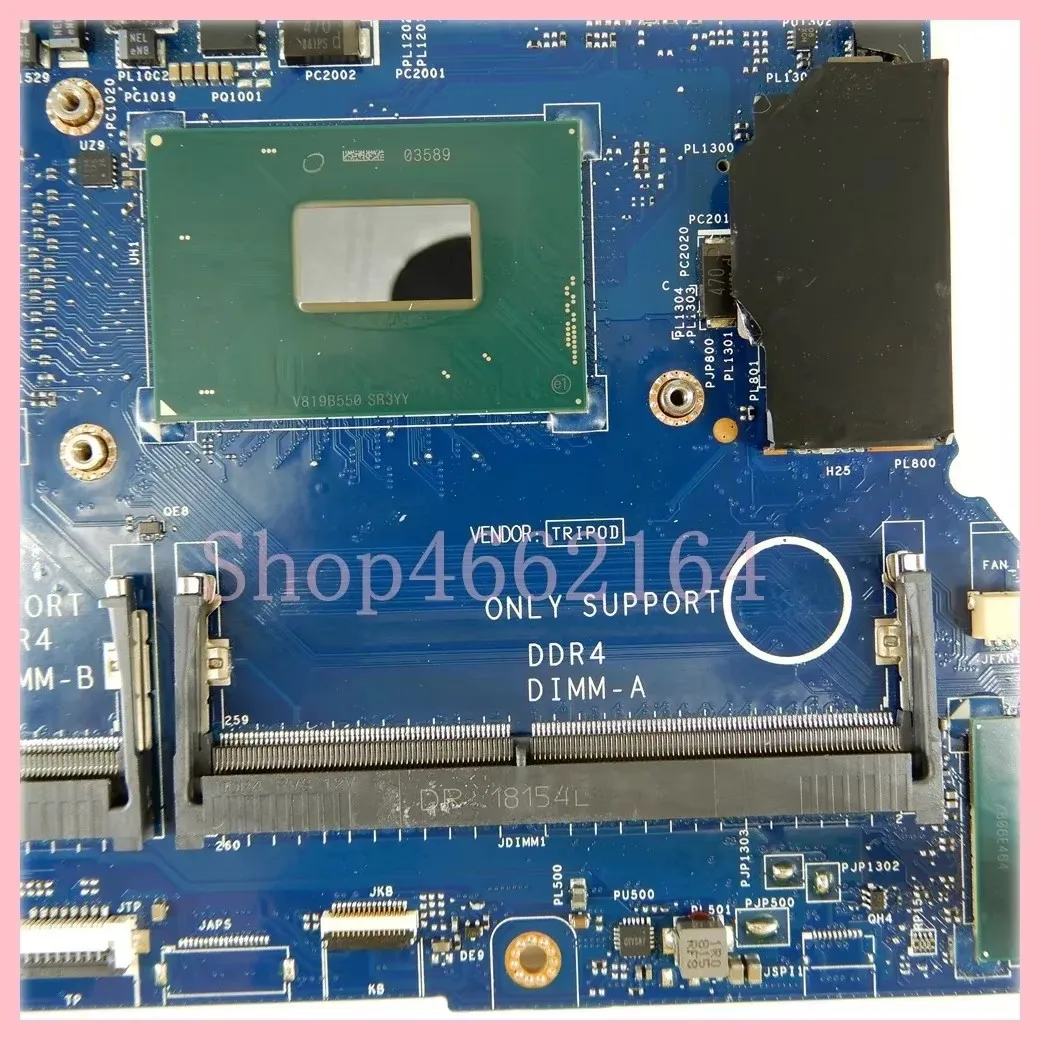 LA-F541P con i7 i9-8th Gen CPU P1000/P2000/GTX1050ti GPU placa base para Dell Precision 5530 placa base para ordenador portátil prueba de 100% OK - imagen 5